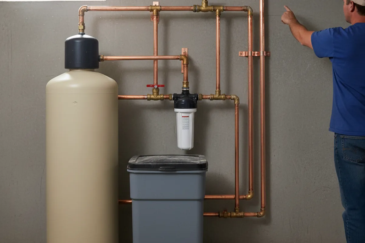 Whole-house water treatment system installed in Sharon